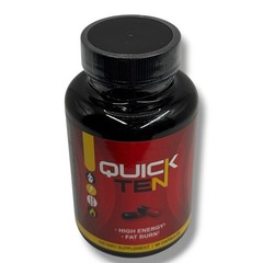Quick Ten Fat Burner Appetite Suppressant 60 Caps Drop 10 Quick EXP 3/28