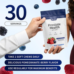 Snap Supplements Prostate Health Supplement for Men with Plant Sterols, Stinging