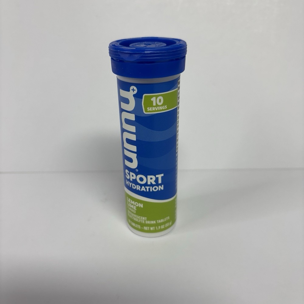 Nuun Sport Hydration Electrolyte Tablets Lemon Lime 10 Count Exp 11/2026 New