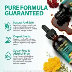 21-in-1 Lymphatic Drainage Drops for Liposomal, 6000mg Immune & Lymph System
