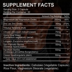 Natural Testosterone Booster – Increase Energy Muscle Strength Growth BEST PRICE