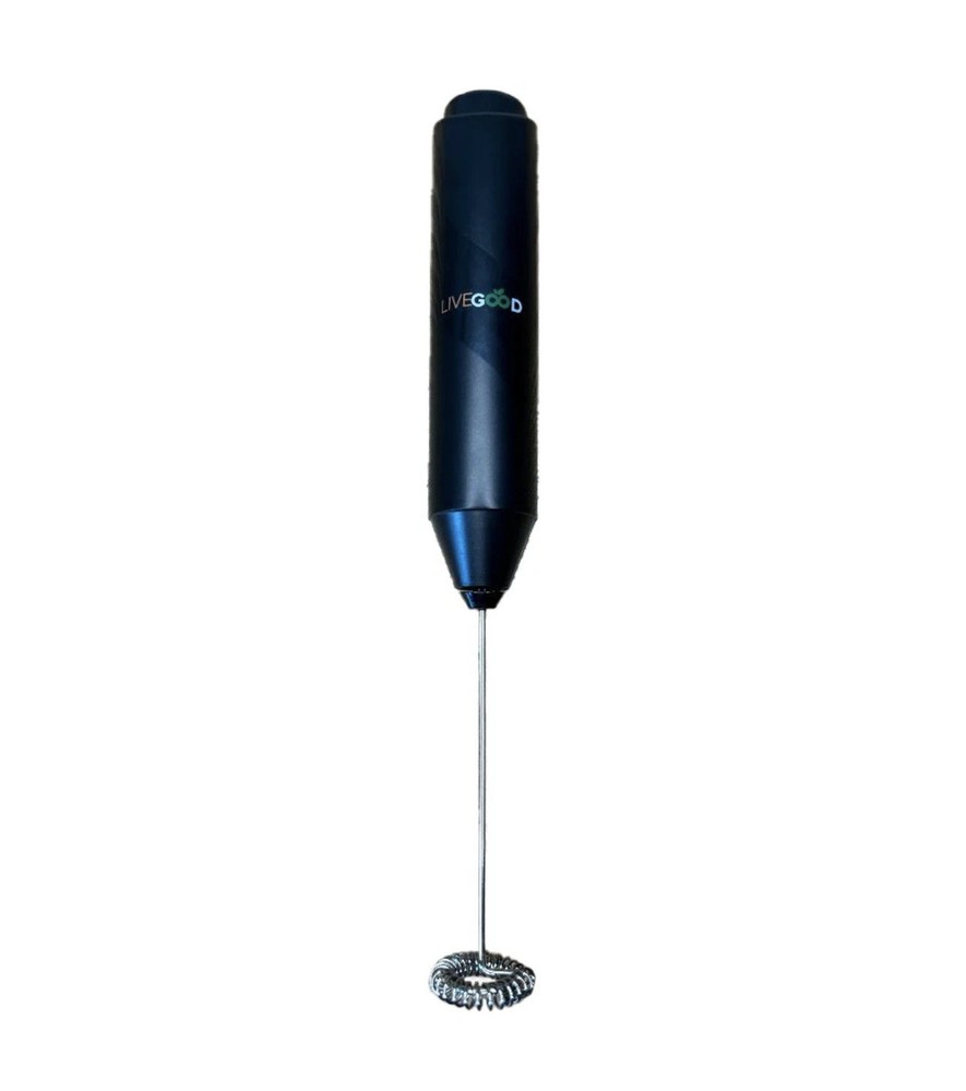LiveGood MIxer/Frother Durable Powerful Easy to Use Push Button Quickly NEW