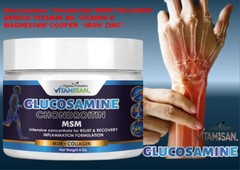 Glucosamine Chondroitin with MSM & Collagen -Cream 4 Oz chondroitin