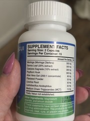 GUI 1 Week Cleanse with Moringa Dietary Supplement 30 Capsules Gut Detox