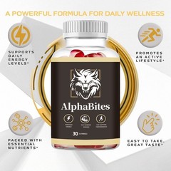 NEW Alpha Bites Gummies AlphaBites Max Performance Gummy (1 Month Supply)1-3PCS