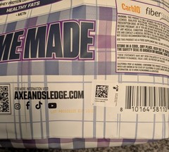 Axe & Sledge Home Made Meal Replacement Protein Blueberry Muffin Exp 10/27