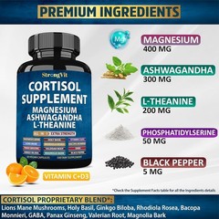 Cortisol Manager, Cortisol Blocker, Reduce Cortisol. Adrenal, Thyroid & Cortisol