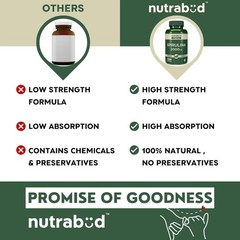 Nutrabud Organics Spirulina Capsule 2000mg per Serving 120 Veg Capsules j111
