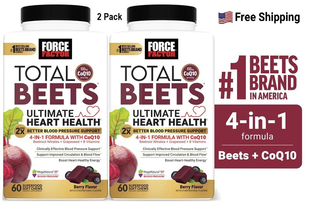 Force Factor Total Beets Ultimate Heart Health ( 2 pack )