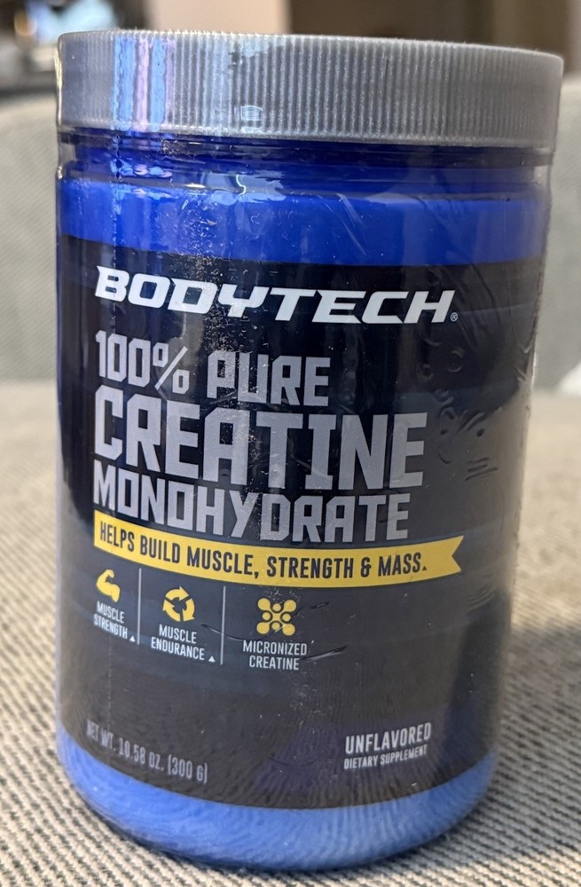 BODYTECH 100% Pure Creatine Monohydrate Powder-Micronized for Maximum Absorption