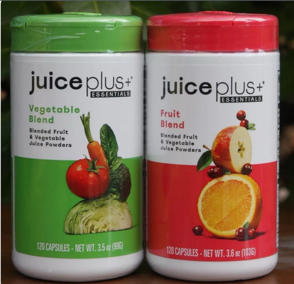 Juice Plus Vegetable & Fruit Blends 240 Capsules 2 Mo Supply 12/2027 New Sealed