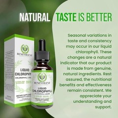 NEW Benevolent Nourishment Liquid Chlorophyll Herbal Supplement 2 oz