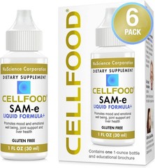 Genuine 1 fl oz CELLFOOD SAM-e, 6 PACK, low price & free shipping EXP 06/27
