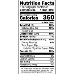 Gatorade Chocolate Chip Protein Bars 2.8 oz 6 Count Energy Snack
