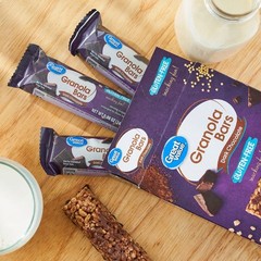 (2 pack) Great Value Gluten-Free Dark Chocolate Granola Bars 4.4 oz. 5 Count Box