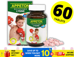 100% Appeton Multivitamin MV Lysine Chewable Tablet 60’s