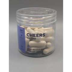 Cheers Restore DHM + L-Cysteine Supplement | Post-Alcohol Liver Support Capsules