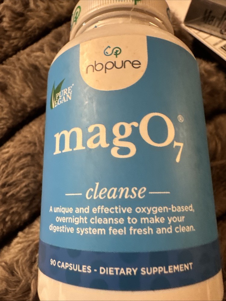 nbpure MagO7 Colon Cleanse Detox Relief | Bloating, Constipation Support 90 Cap