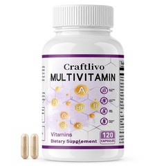 Daily Multivitamin Caps,Complete Nutritional for Energy & Overall Wellness,120CT