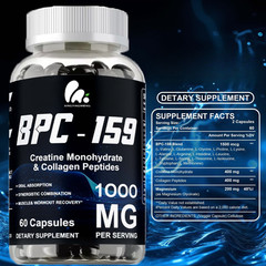 Body PC-159 Creatine Monohydrate, Collagen Peptides – Muscle Health,Boost Energy