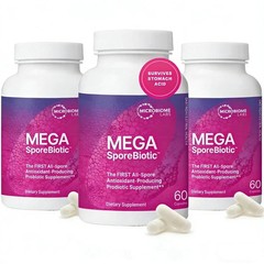 Mega Sporebiotic 60 Capsule Supplement Pills – Microbiome & Gut Wellness