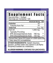 PROJOBA Omega 3 Essential Fatty acids, EPA and DHA – 120 CAPS Each – 2 Pack