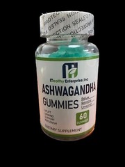 Ashwagandha Root Extract Gummies with Vitamin C, D2, and Maca Root Organic