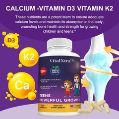Premium Bone Strength Formula, Enhanced Immunity And Overall Health For Age 10+