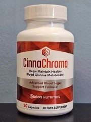 – Supplement Blood Sugar Support CinnaChroma with Cinnamon Extract & Chromium