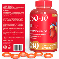 2x CoQ-10 300mg 480 Softgels Coq10 Co Q10 Coenzyme Heart Support NON GMO US Ship