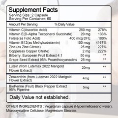Lutein Ester Capsule Vitamin C Premium Eye Protection Eye Health Organic Natural