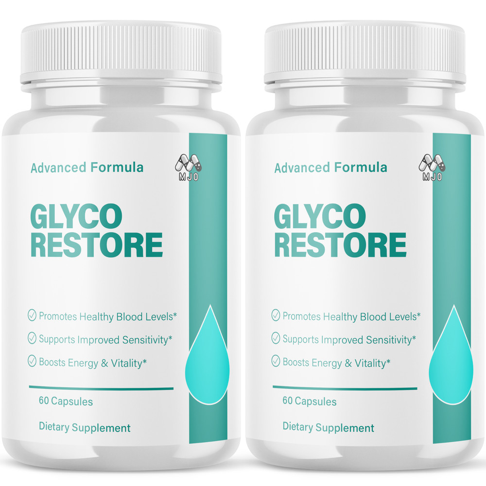 (2 Pack) Glyco Restore Capsules Advanced Support Blood Supplement 120 Capsules