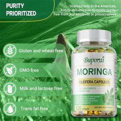 Moringa 240pcs – Promotes Skin, Bone Immune & Gut Health, Improve Concentration