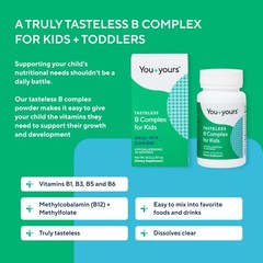 You+Yours Youyours Tasteless B Complex Powder For Kids- B1 B3 B5 B6