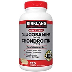Kirkland Signature Extra Strength Glucosamine 1500mg/Chondroitin 1200mg, 220