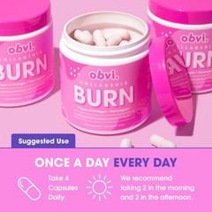 Obvi Collagenic Burn | Collagen Peptide Supplement with 120 Count (Pack of 1)