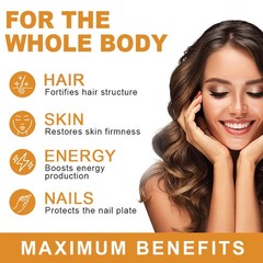 Multi Collagen Peptides 120 Capsules Improve Hair Nails Skin Health Boost Energy