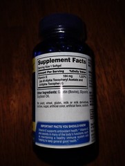 Rexall Naturalist Vitamin E 184 mg new sealed 130 softgels 09/24