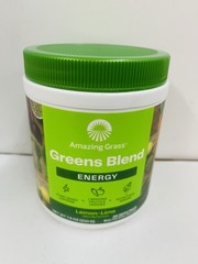 Amazing Grass Greens Blend Energy Lemon-lime 7.4 Oz 30 Serving EXP 8/26