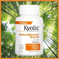 KYOLIC-Aged Garlic Extract-Curcumin-FORMULA111-50Caps.NEW!!!