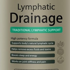 3 Pack Lymphatic Drainage Capsules, 60 Capsules Per Bottle Daily Lymph US