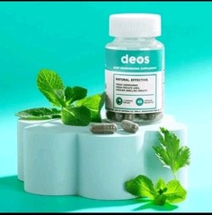DEOS Body Deodorizing Supplement Natural Organic 30 Caps Each 3pk Exp 1/28