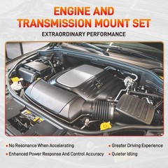 Engine Motor Mount & Transmission Mount Compatible with Jeep Grand Cherokee
