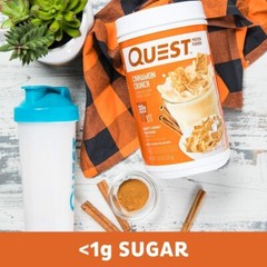 Quest Nutrition Cinnamon Crunch Protein Powder, High Protein, 25.6 oz, (pack 1)