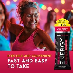 NewTrition Extra Strength Energy Shots – Wild Berry – 24Ct
