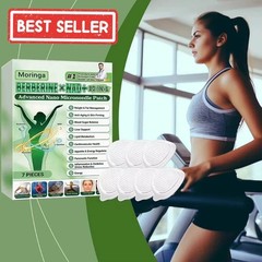 Moringa Berberine 10 in 1 Advanced Nano Microneedle Patch for Weight Loss.1x7pcs