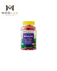 Spring Valley Non GMO Melatonin Gummies Strawberry 5 mg Sleep Support 120 Count