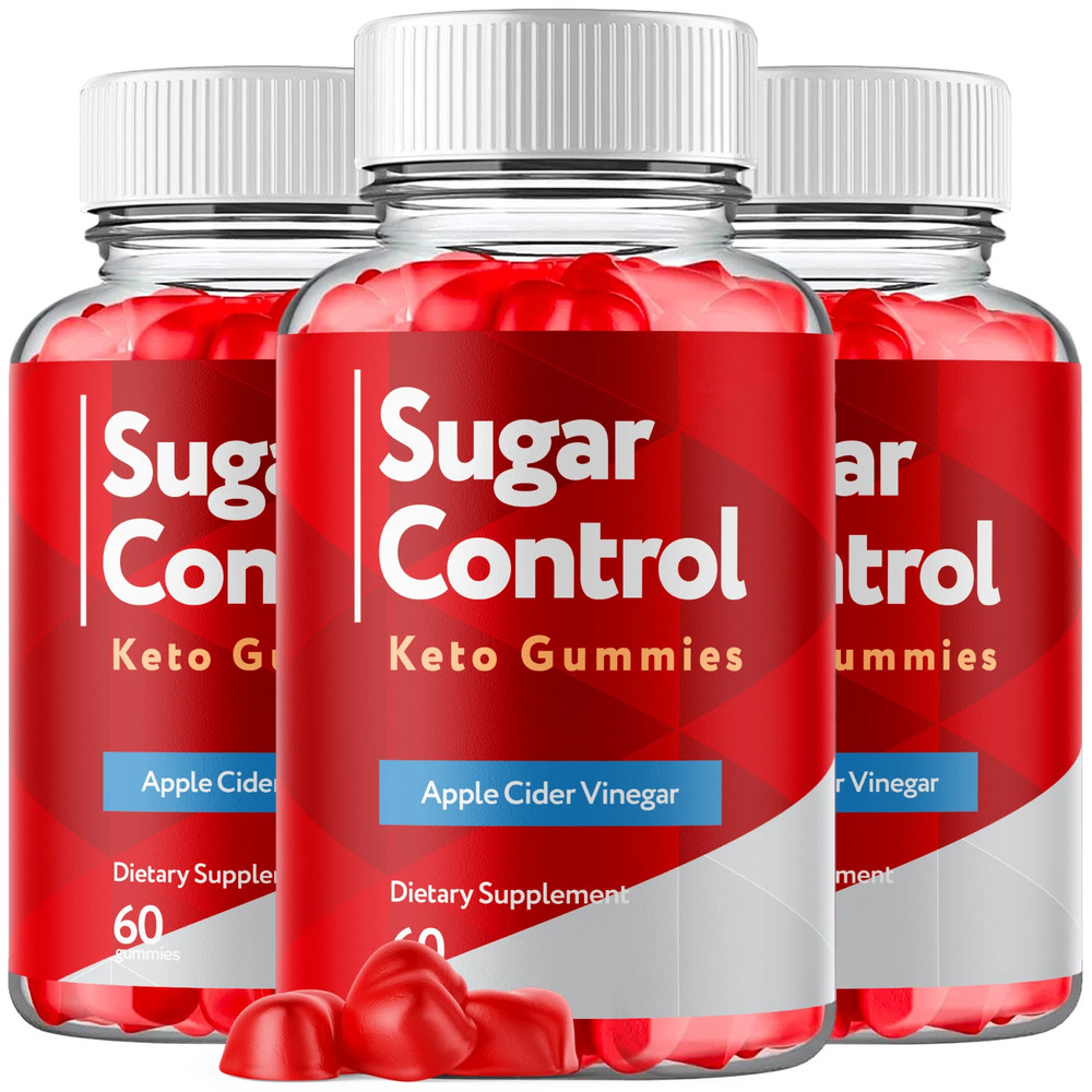 (3 Pack) Sugar Control Keto ACV Gummies 1000MG SugarControl Vitamin 180 Gummie s