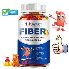 MENXI Probiotic Multi-Strain Gummies – Bloating Relief & Regularity 60PCS US