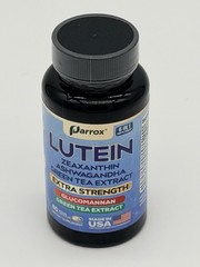 Parrox Lutein 30mg Zeaxanthin & Ashwagandha 60 Capsules Eye Health